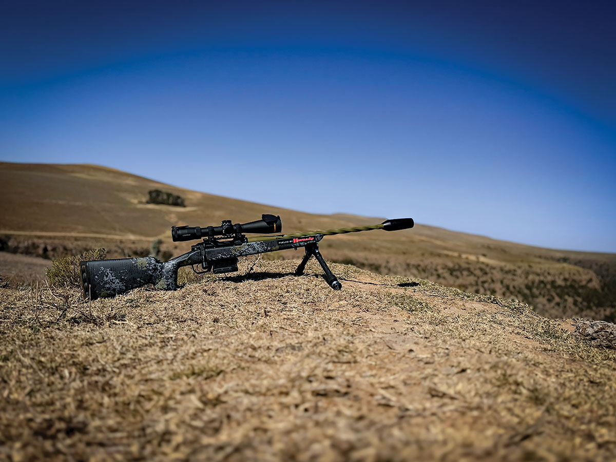 The Horizon Venatic chambered in 22 Creedmoor out catching some sun.